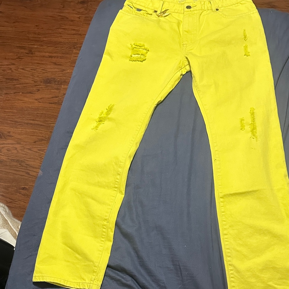 Robin's Jean Bright Yellow Men's Straight